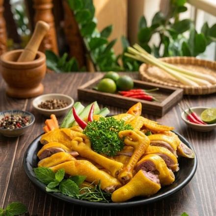 Gà ủ muối hoa tiêu