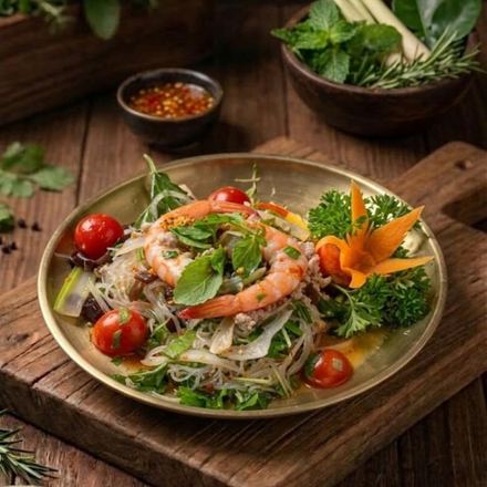 Gỏi tôm xốt Thái
