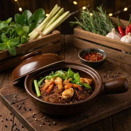 Miến tôm tay cầm