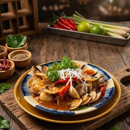Ngao trắng xốt me
