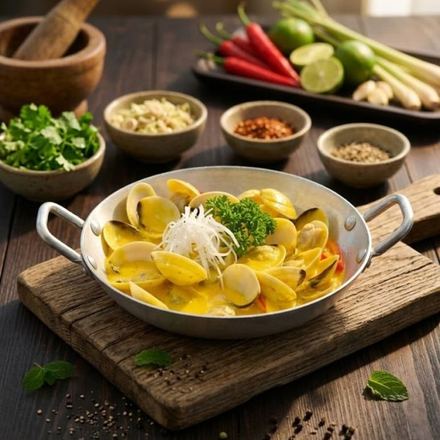 Ngao trắng xốt trứng muối