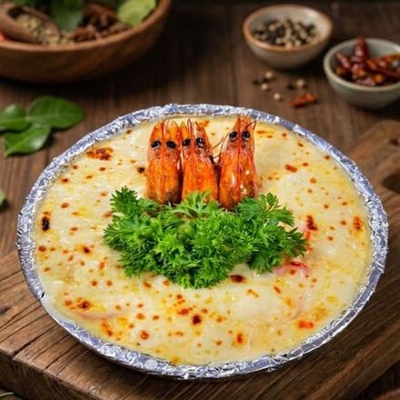 Tôm bỏ lò phô mai