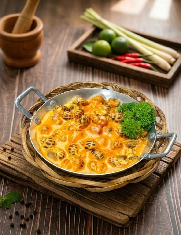 Ốc hương trứng muối